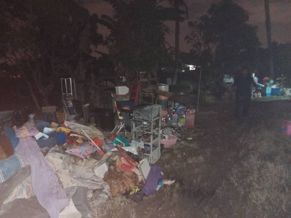 Kg Sri Aman resident Abdul Rahim and ten other extended families, who have lived on the plot of land for over two decades, face an approximate loss of RM30,000 to RM80,000 each. – Pic courtesy of Abdul Rahim, January 6, 2022