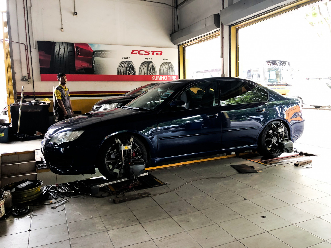 Your tyre and your steering system work hand in hand.. – Pic courtesy of Daniel Fernandez