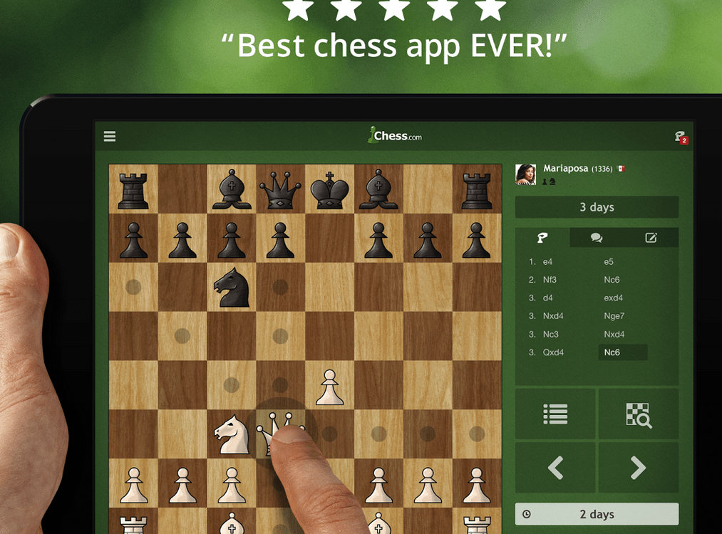 Online chess on the rise since the start of the global pandemic. chess.com pic