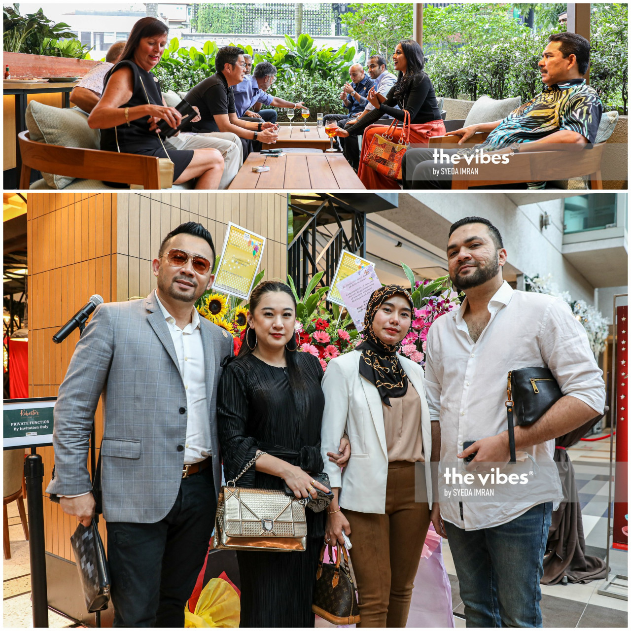 (Below, from left) Datuk Khairunnizam Abdul Ghani, Datin Stephanie Hendry, Datin Syida Rashid and Datuk Mohamad Salim. – The Vibes pic