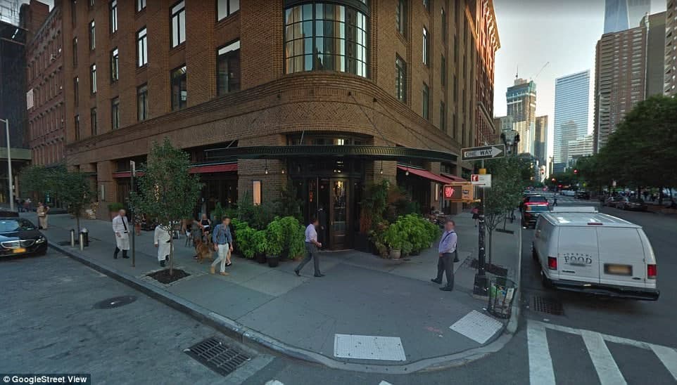 The Locanda Verde restautrant is located in the trendy Tribeca district of the city and hosted the big names from three of English football's most successful and powerful clubs back in October 2017. pix by Daily Mail