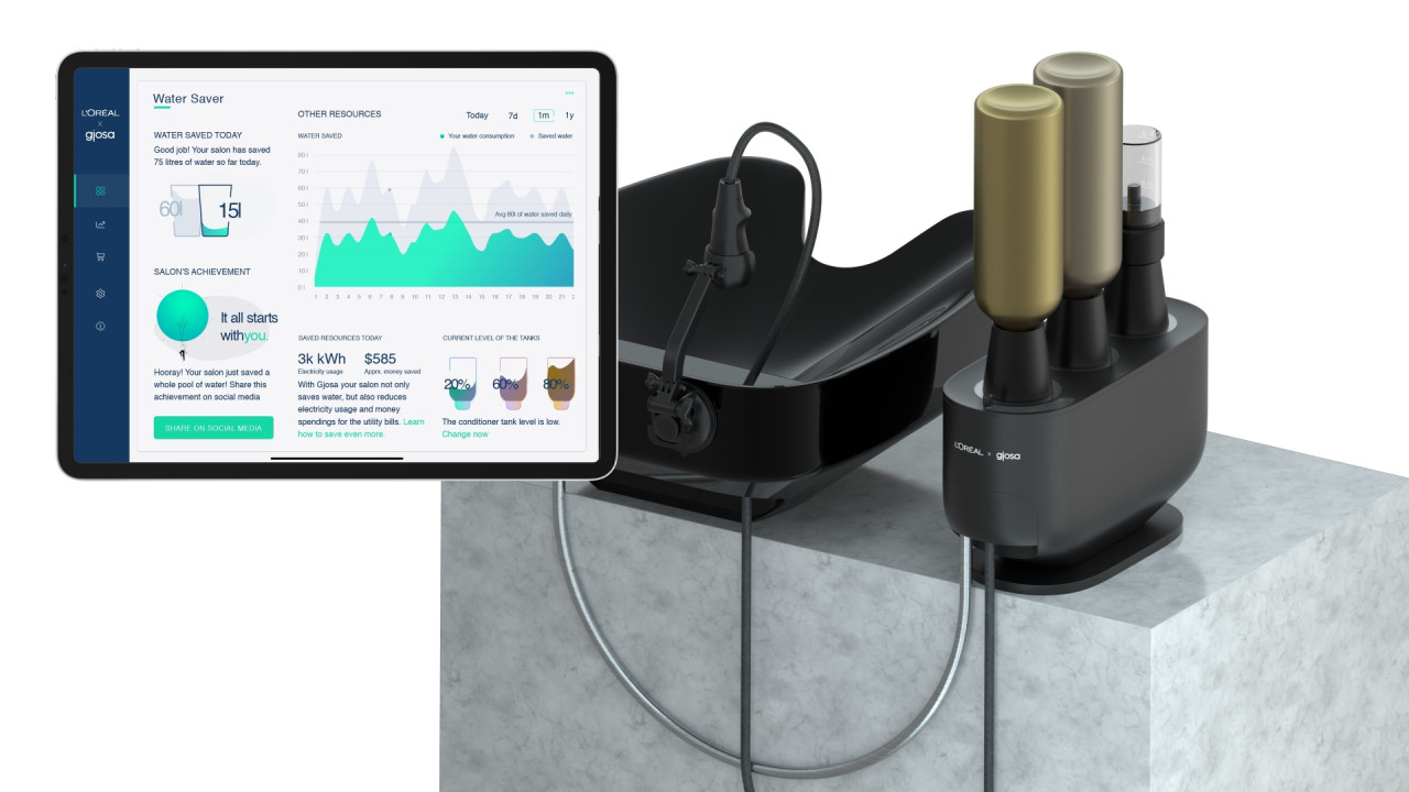 L'Oréal and Gjosa presented their water saving technology at the 2021 Consumer Electronics Show (CES). – ETX Studio pic