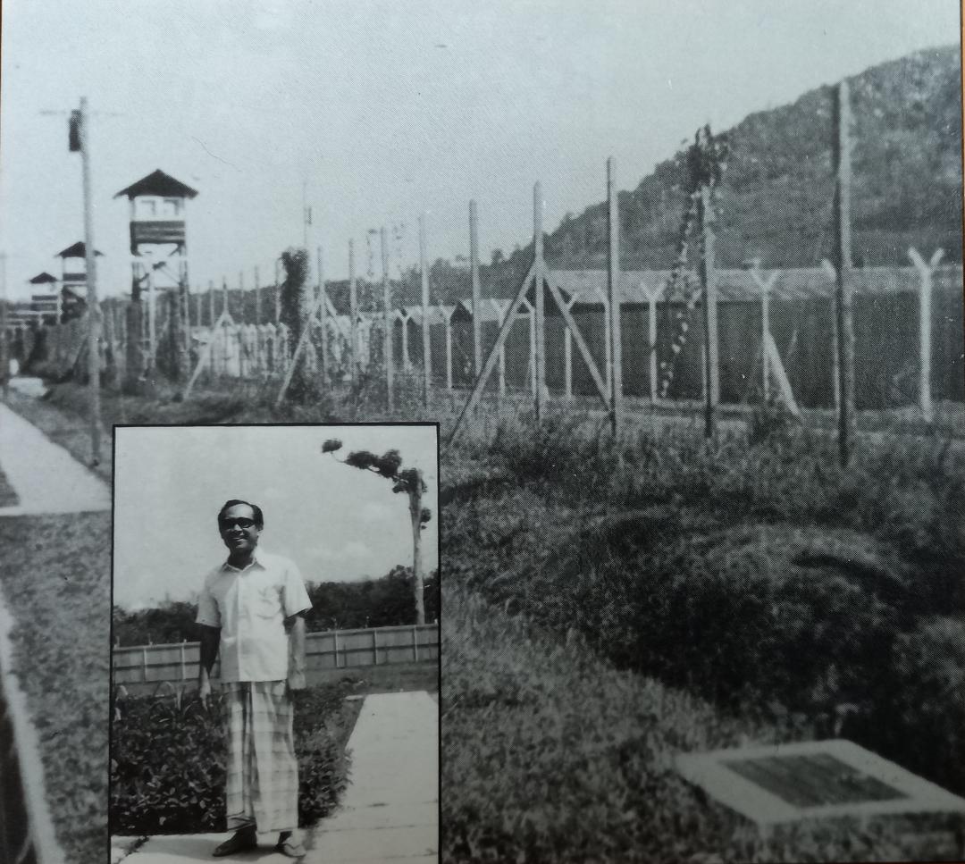 Syed Husin Ali at the Kamunting detention centre. –  Pic from Two Faces: Detention Without Trial (1996) by Syed Husin Ali, January 2, 2021