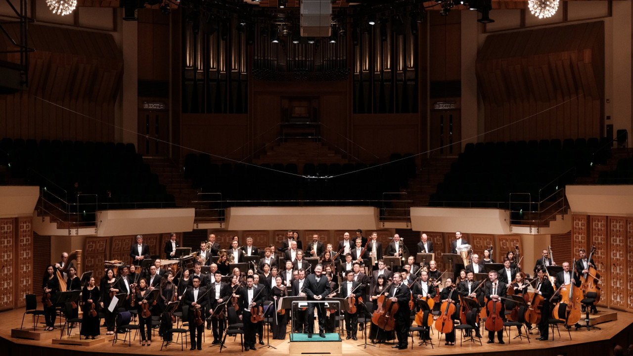 The Hong Kong Philharmonic Orchestra at the Hong Kong Cultural Centre. – Ka Lam / HK Phil pic