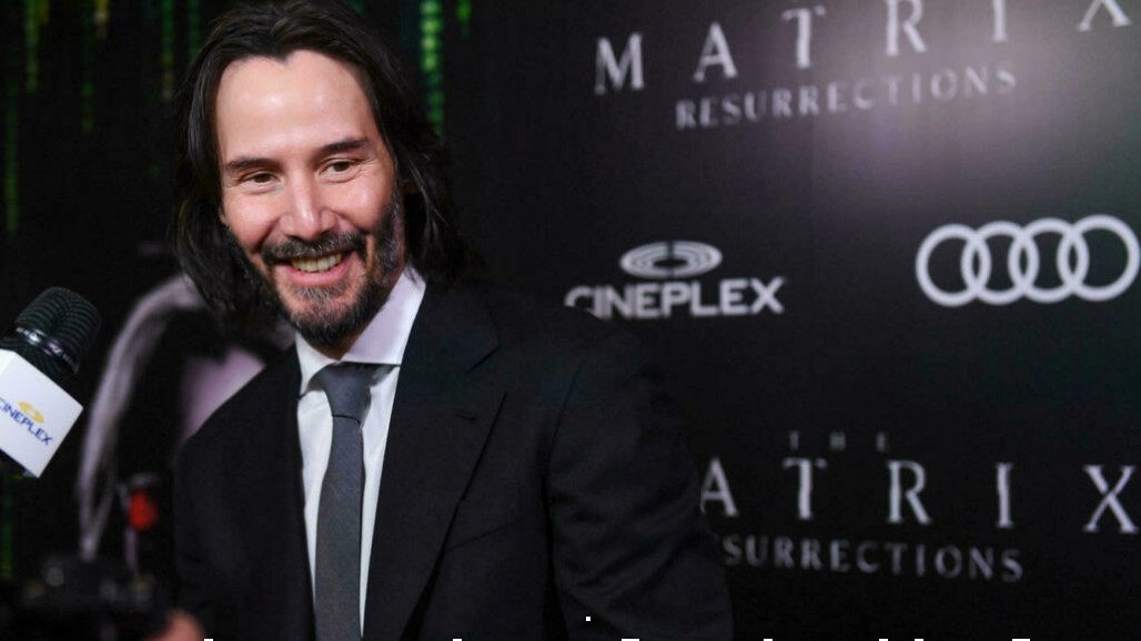Keanu Reeves attending the Toronto premiere of 'The Matrix Resurrections' on Thursday. – AFP pic