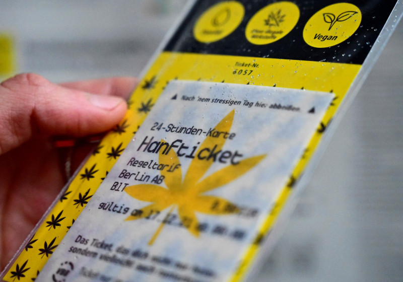 Berlin metro lures commuters with edible hemp tickets