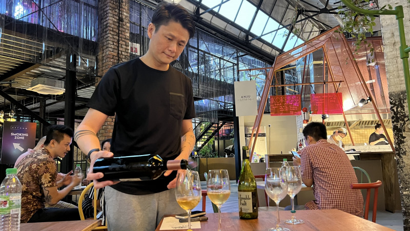 Grape juice and nothing else: natural winemaking a non-invasive, organic philosophy 