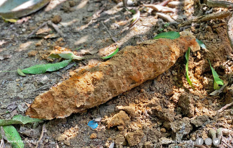 Labuan contractor finds active WWII bomb in house compound
