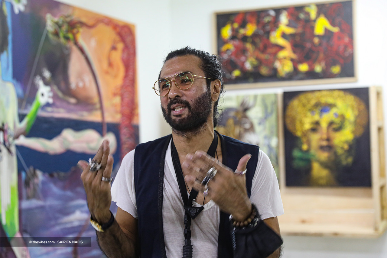Fashion designer Datuk Seri Bernard Chandran would not describe himself as an art collector. However, curating ARTisFAIR was a lot of fun for him as it allowed him to express himself differently. – SAIRIEN NAFIS/The Vibes pic