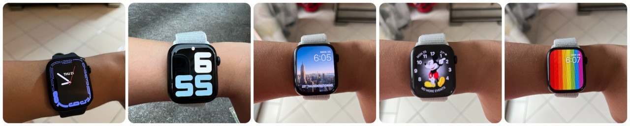  Just some of the watch faces available. You can have many on one watch, just swipe right or left to go back and forth. – Haikal Fernandez pic