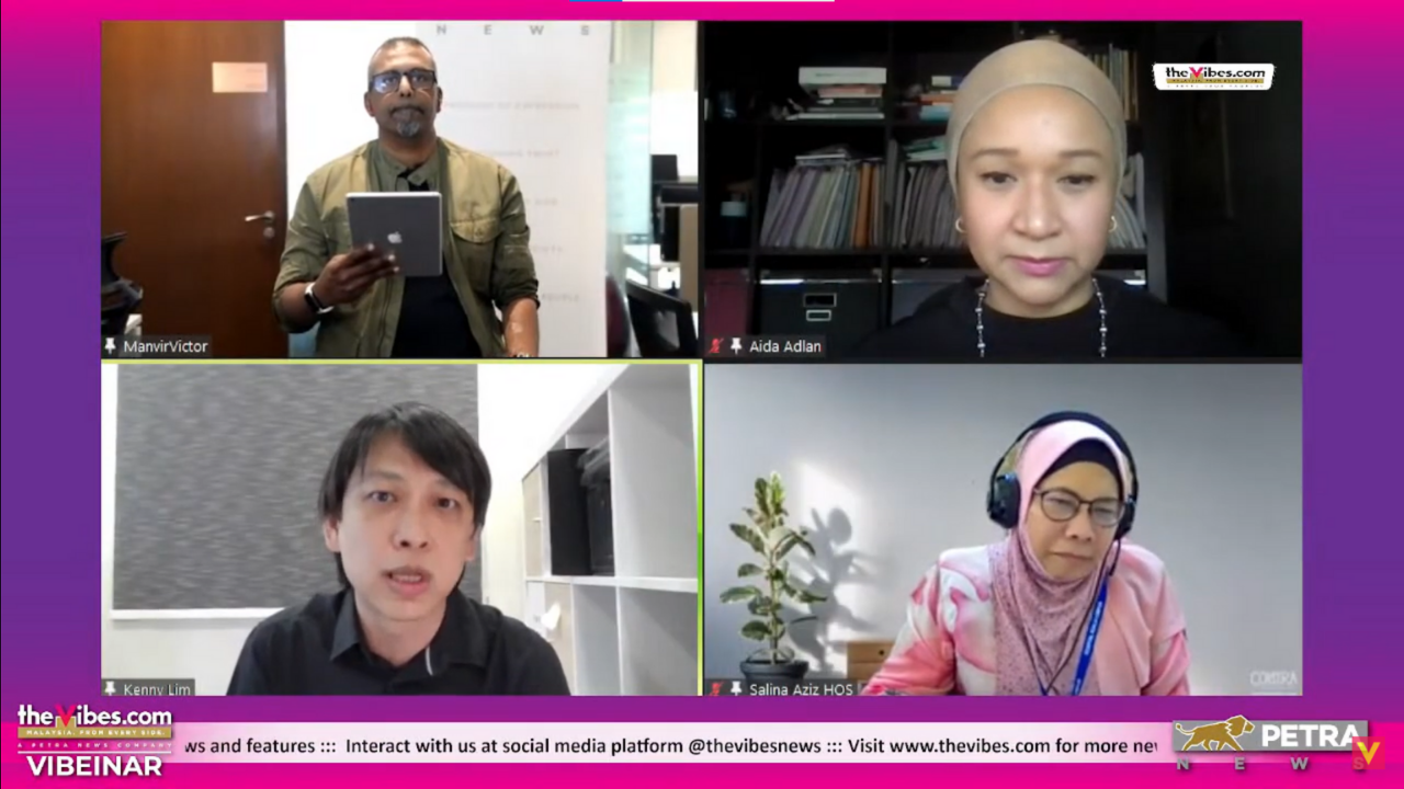 Panellists and moderator during the webinar yesterday. – The Vibes pic