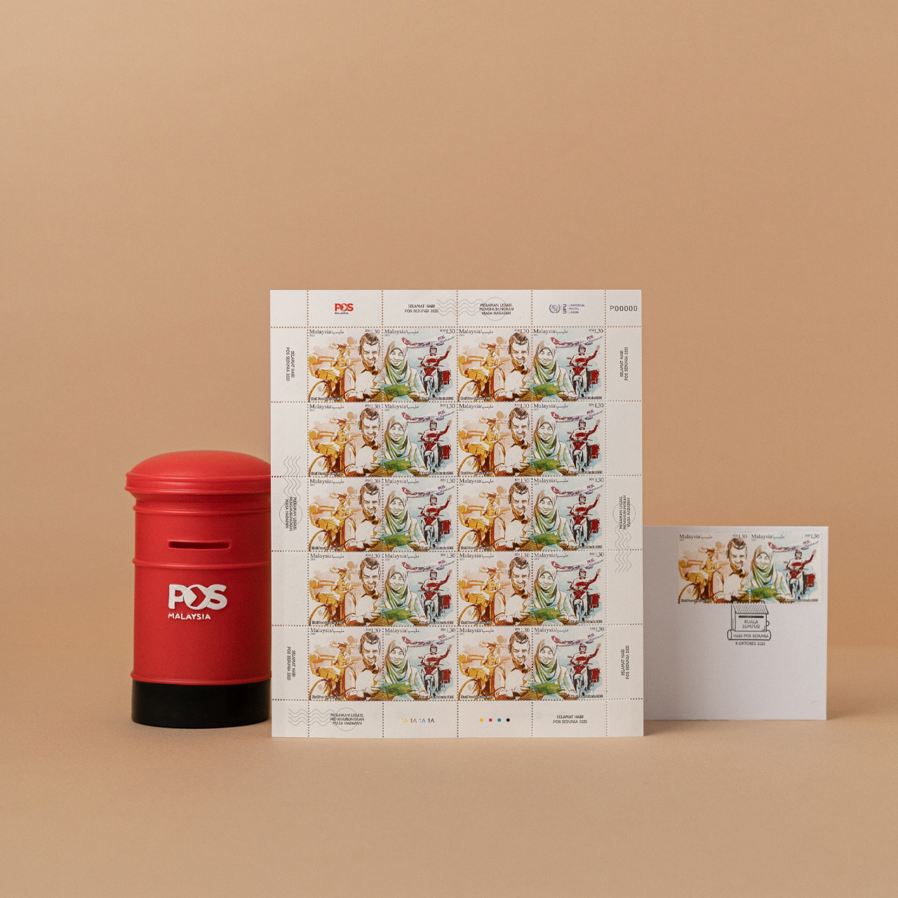 The stamp sheet. – Pic courtesy of Pos Malaysia