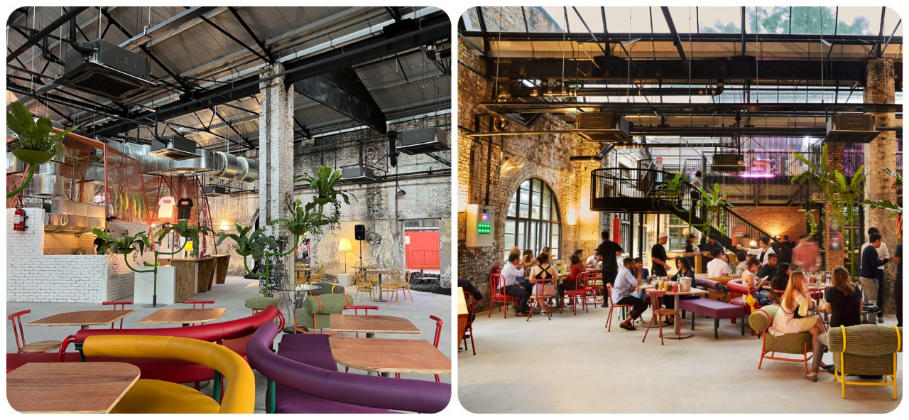 There’s plenty of space and comfortable seating to eat, drink and mingle. – Haikal Fernandez pic; right pic courtesy of Tiffin