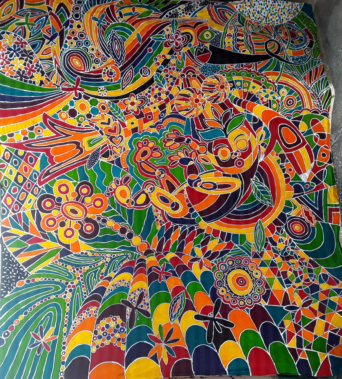 Batik art by Lim Anuar. – Ikat pic