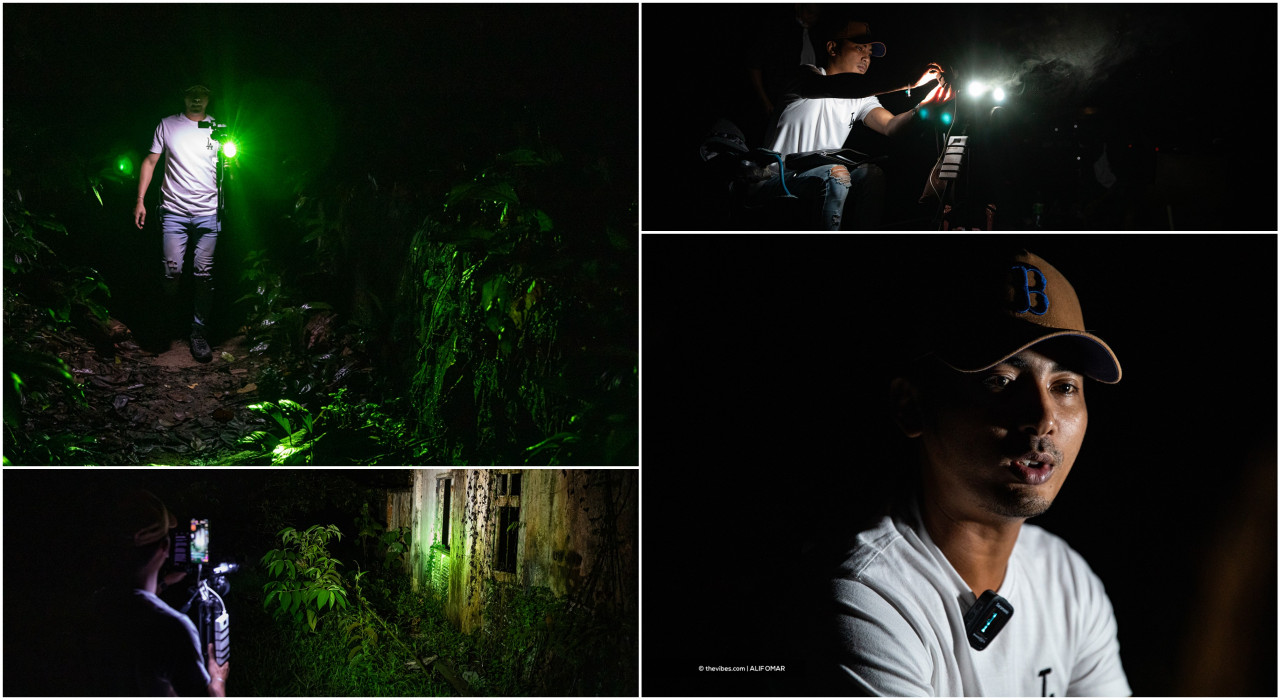 Taking on the spirit of the month, we attempted to collect evidence of supernatural activities at a popular haunted location in Malaysia using paranormal equipment supplied by our guide Bigo Live paranormal host Ahmad Safuan Mohd Yunan aka BossWan. – Alif Omar/The Vibes pic