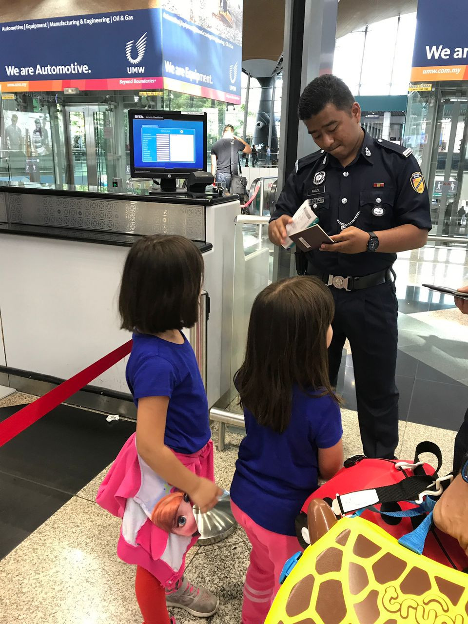 Priscilla's daughters subject to doing visa runs. – Pic courtesy of Priscilla Collar