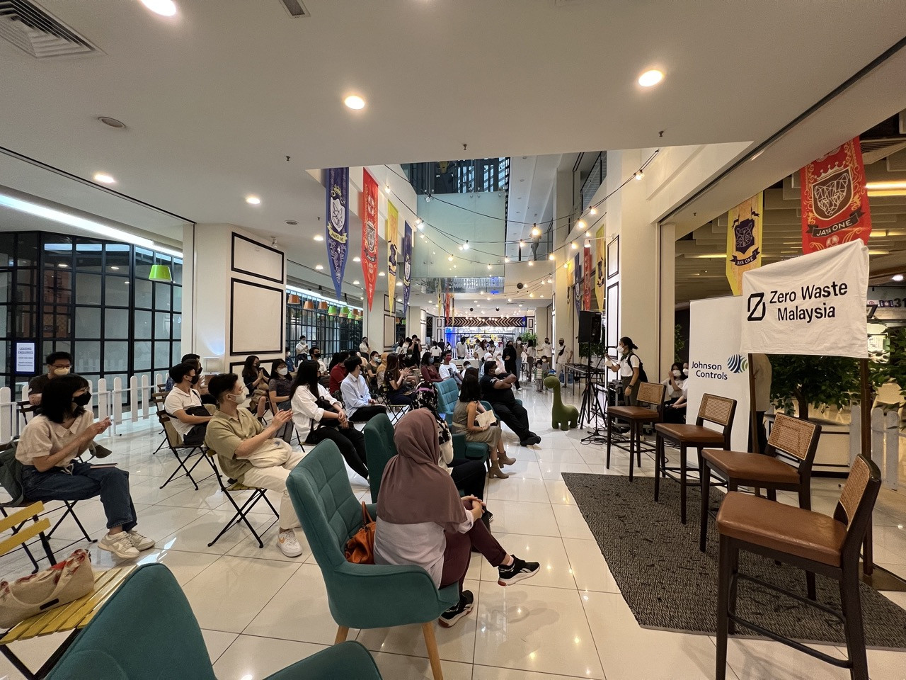 The panel discussion on the state of environmental awareness among Malaysians attracted a high amount of visitors keen on the topic. – Amalina Kamal pic
