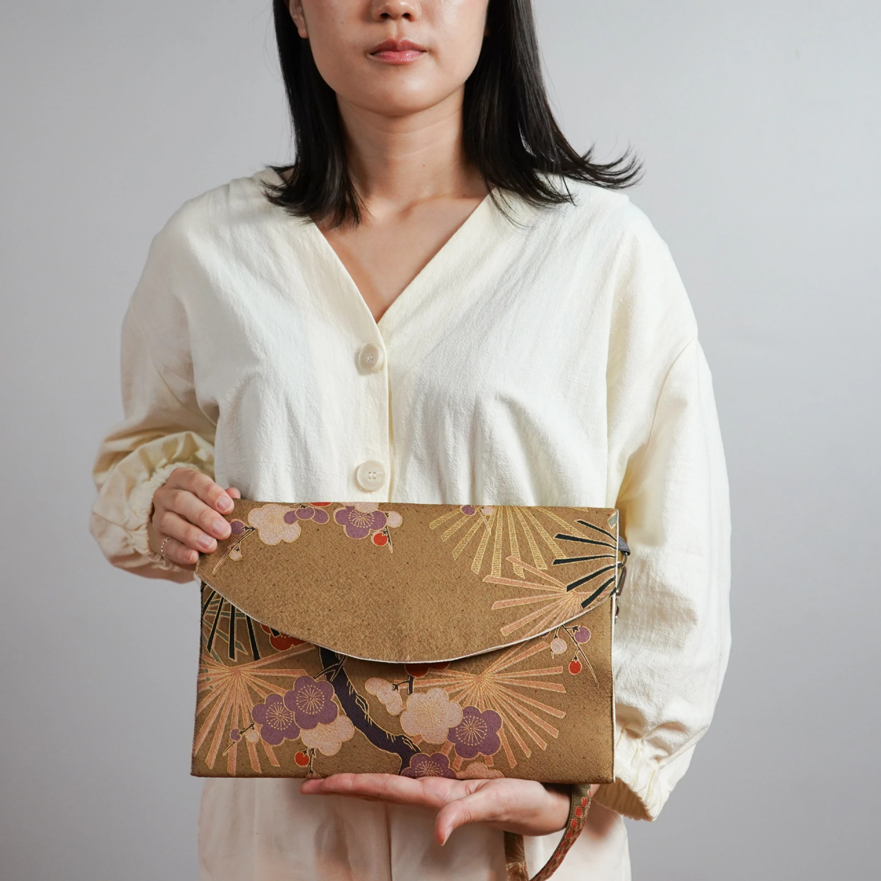 Momo Wristlet Clutch Bag from the Kimono Collection. – Biji Biji Ethical Fashion pic