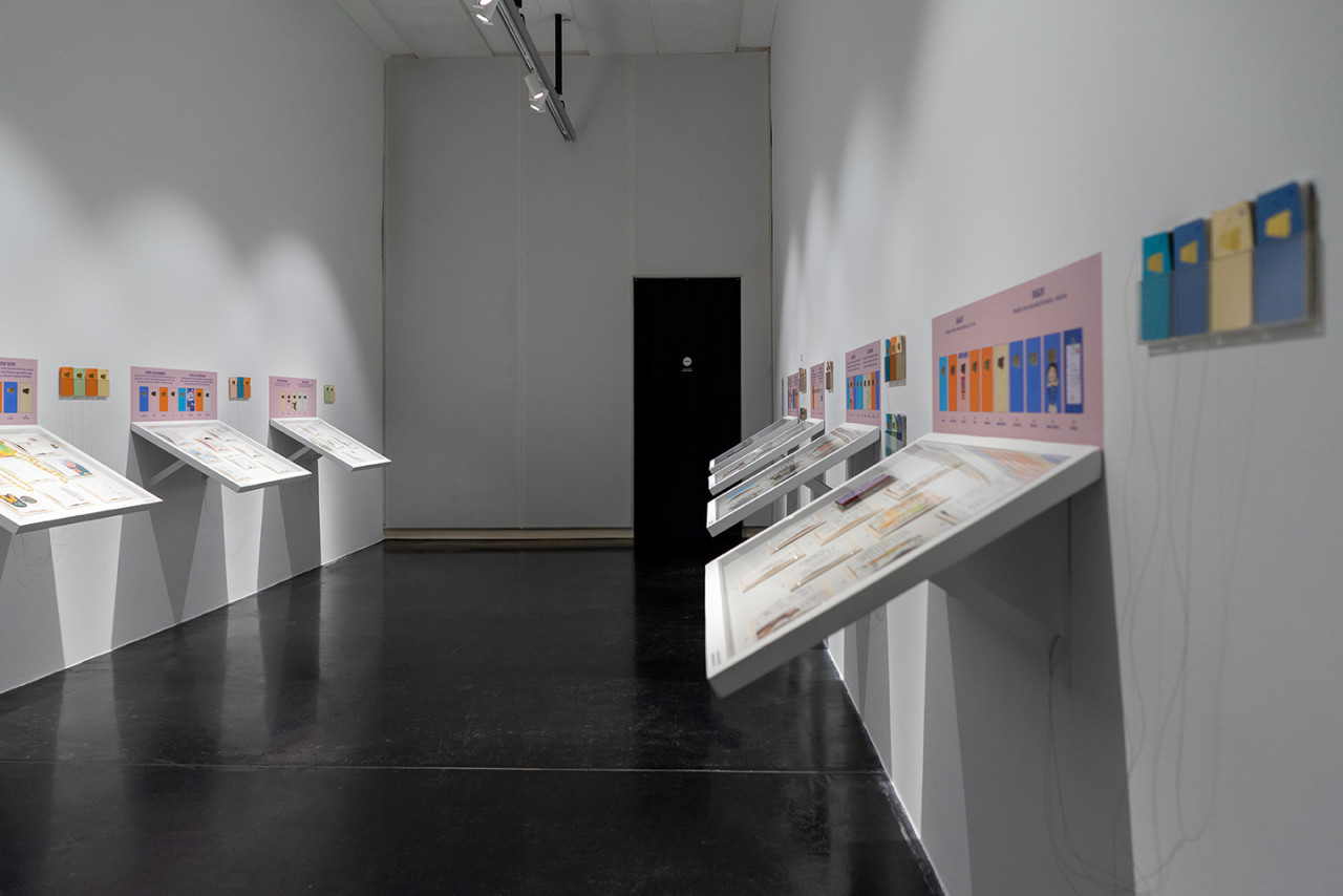 A view of the installation. – Pic courtesy of Ilham Gallery