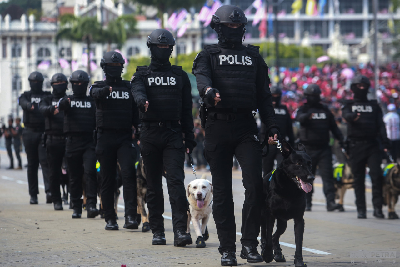 A police K9 unit will be among those stealing the spotlight at the National Day parade tomorrow. – NOOREEZA HASHIM/The Vibes pic, August 30, 2022