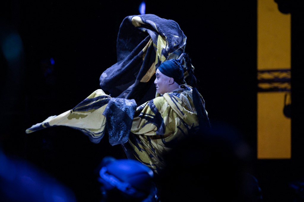 Chinese opera singer Chao Hsin performin in 'Turandot' at the Teatro dell'Opera in Rome on March 19, 2022 in a handout photo by Rome's Opera House. – AFP pic