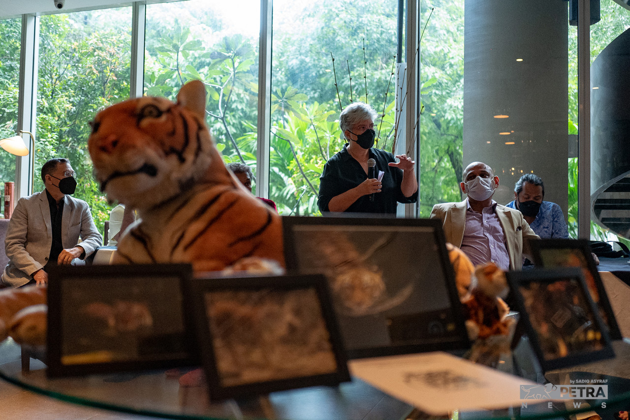 Lara speaking during the event in conjunction with World Wildlife Day. – SADIQ ASYRAF/The Vibes pic