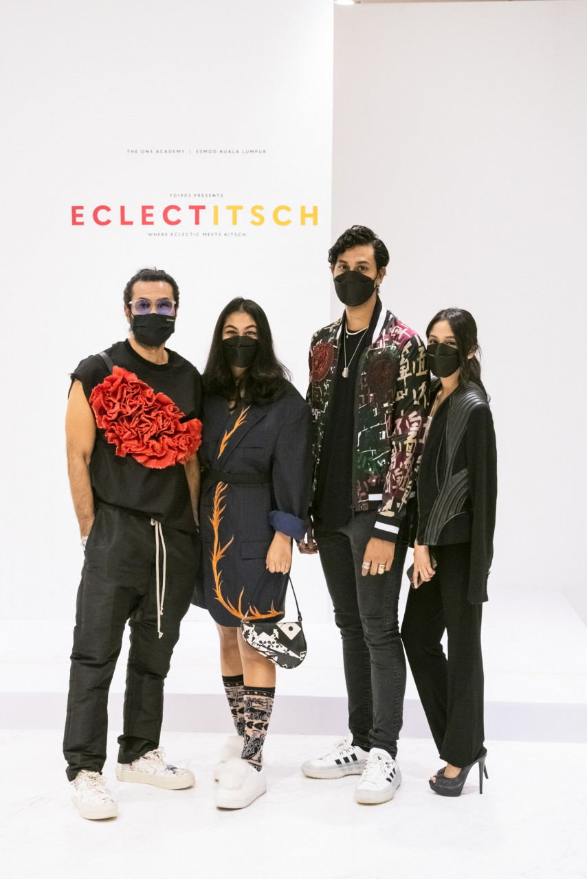 One of the judges for the Esmod Graduation Fashion Show is celebrated fashion designer Bernard Chandran (left). – Esmod KL pic