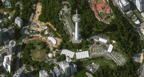An image of the KL Tower. – Pic courtesy of Airbus