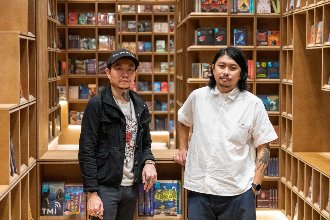 Andrew Yap, founder of BookXcess, and Shin Chang, co-founder of RexKL, want this place to be a cultural space for the local community. – Pic courtesy of BookXcess