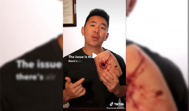 War in Ukraine: when TikTok teaches us how to make a tourniquet