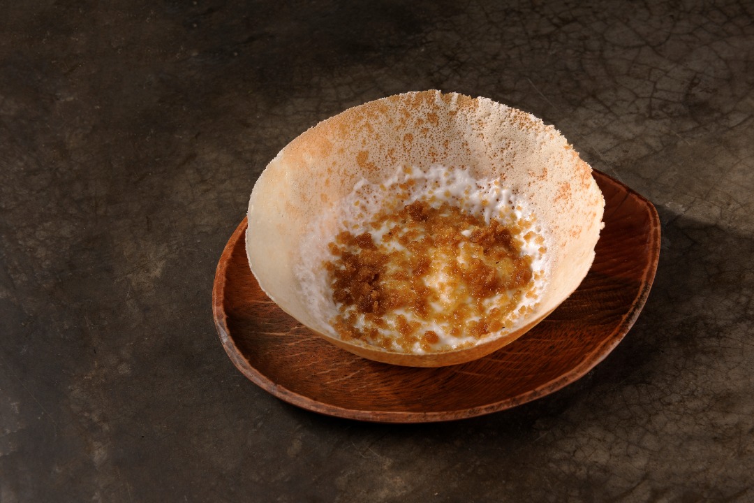 The sweet appam look simple yet gives a sweet and satisfying ending to the meal. – Aliyaa  