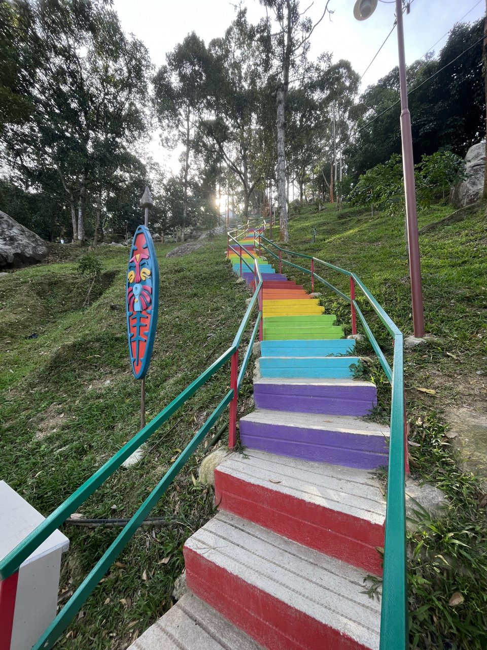 328 Rainbow Stairs on Berapit Hill has pulled in many hikers. – Rachel Yeoh pic