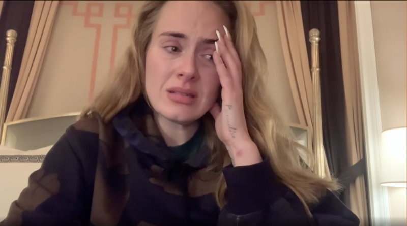 Tearful Adele pulls plug on Las Vegas show