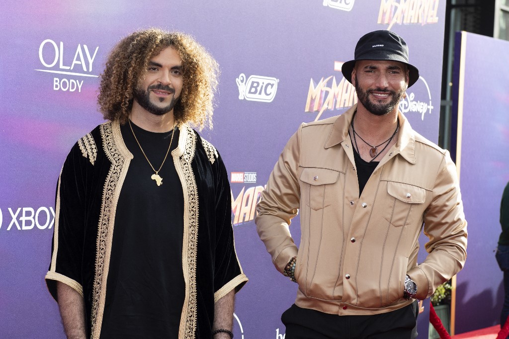 Directors Adil El Arbi (left) and Bilall Fallah attending the launch of Marvel studio original series 'Ms Marvel' at the El Capitan Theatre in Hollywood, California on June 2, 2022. The directors of 'Batgirl' said on August 3 that they were 'shocked' that the US million superhero film had been axed by the studio and will now not be released in any format. – AFP pic