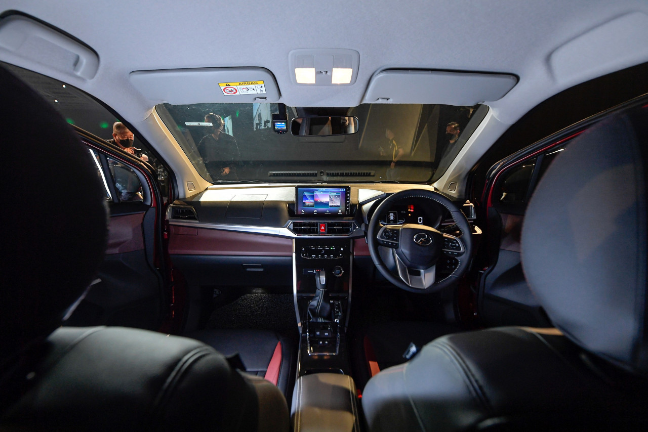 The interior is fitted with semi-leather seats, sleek centre console and Android Auto connectivity. – Bernama pic