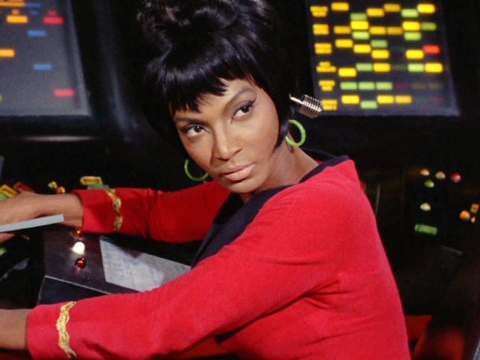 As Uhura on Star Trek she broke boundaries and open the doors for aspiring actors. – Twitter pic
