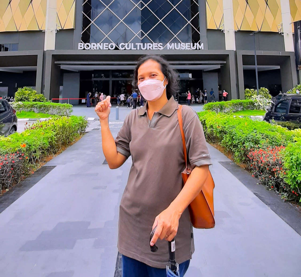 Jenny M from Kota Padawan said she was transported into a world of cultures and history and the visit to the museum was an eye-opener for her as she learned a lot about her home state, Sarawak, and her native cultures. – Pic courtesy of Marilyn Madrod 