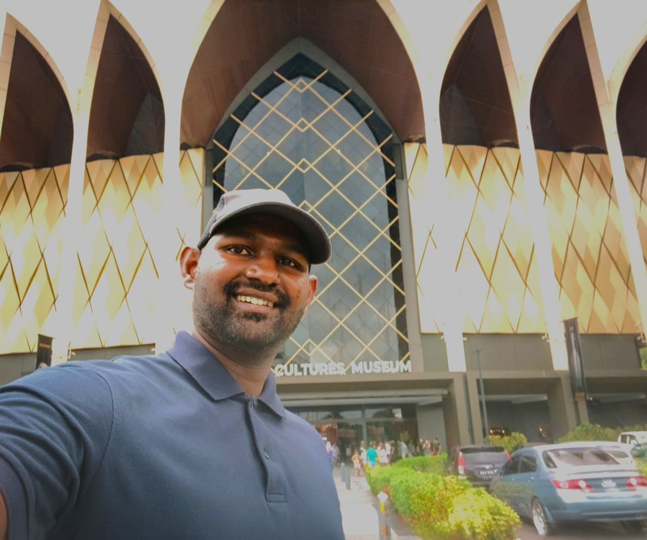 School teacher Rubananthan Paramasveran says the Borneo Cultures Museum surprised him as it looks modern and ultra-chic and is a purposeful museum. – JOSEPH MASILAMANY/The Vibes pic 