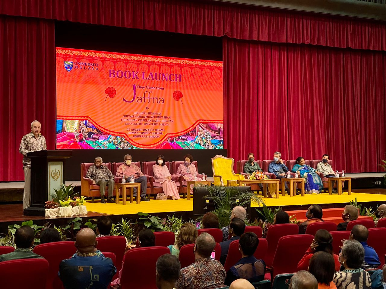 Sultan Nazrin called the book an outstanding achievement. – KALASH NANDA KUMAR/The Vibes pic
