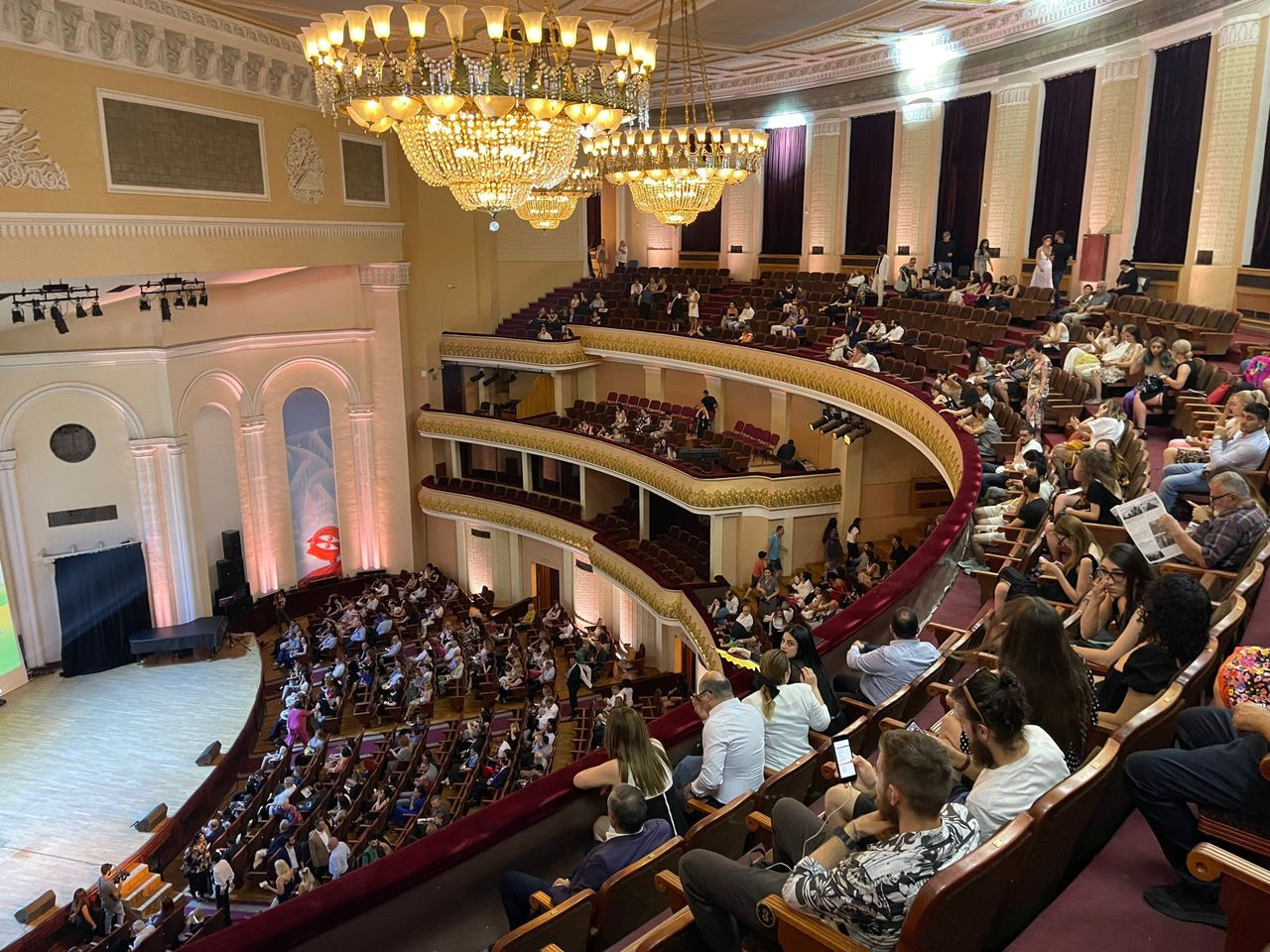 The inside of Aram Khachatryan Concert Hall where the Opening Ceremony was held. – KALASH NANDA KUMAR/The Vibes pic