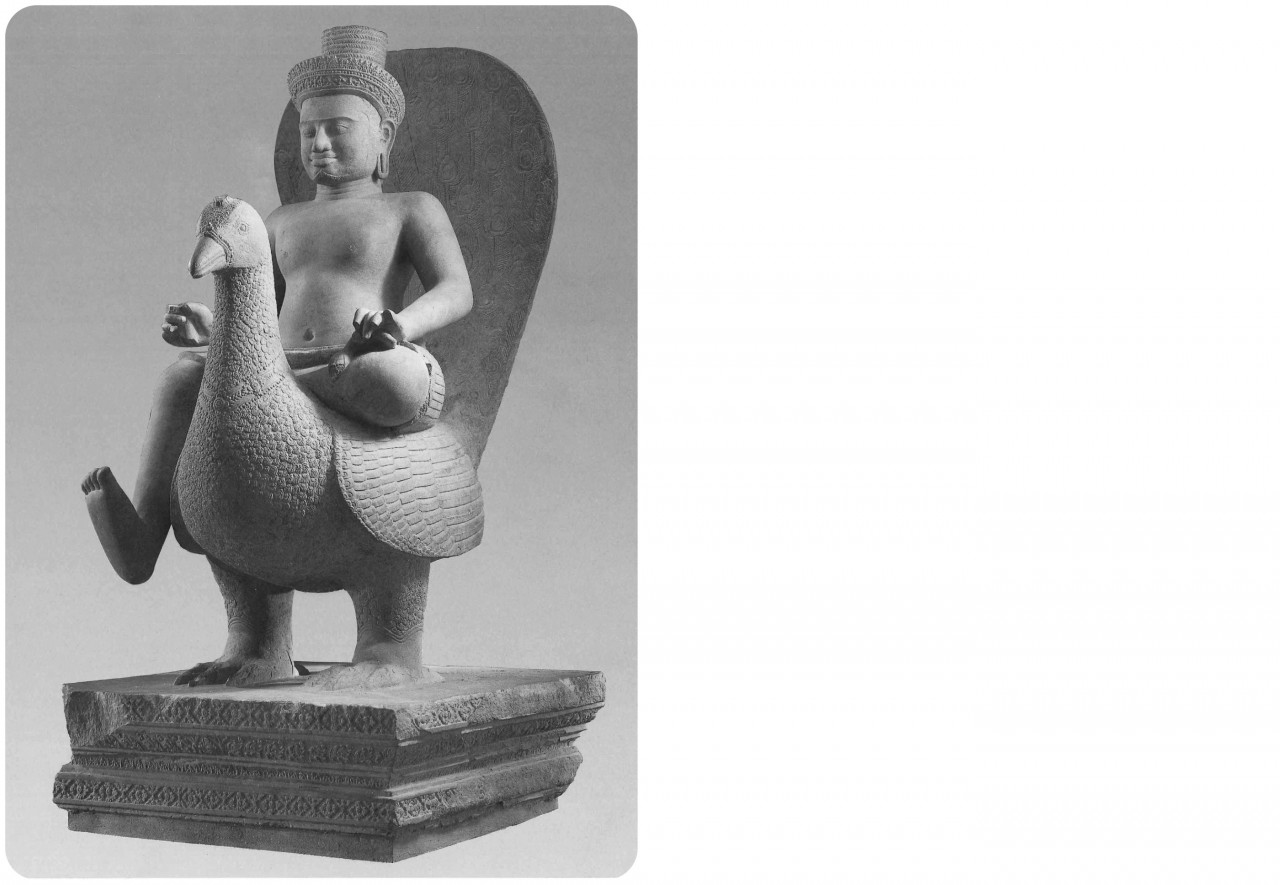 'Skanda on a Peacock', a 10th century Cambodian statue in a handout photo released on July 15, 2021 courtesy of the United States Attorney's office Southern District of New York. – AFP pic