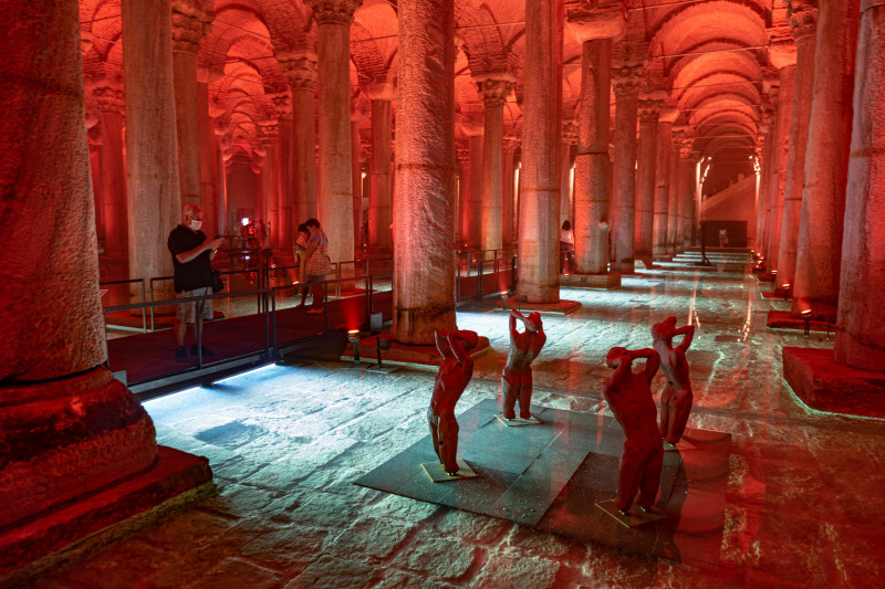 Mystical water underworld of past empires reopens in Istanbul