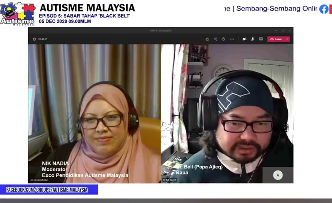 Nik Didi is in the working committee of Autisme Malaysia. – Screen grab