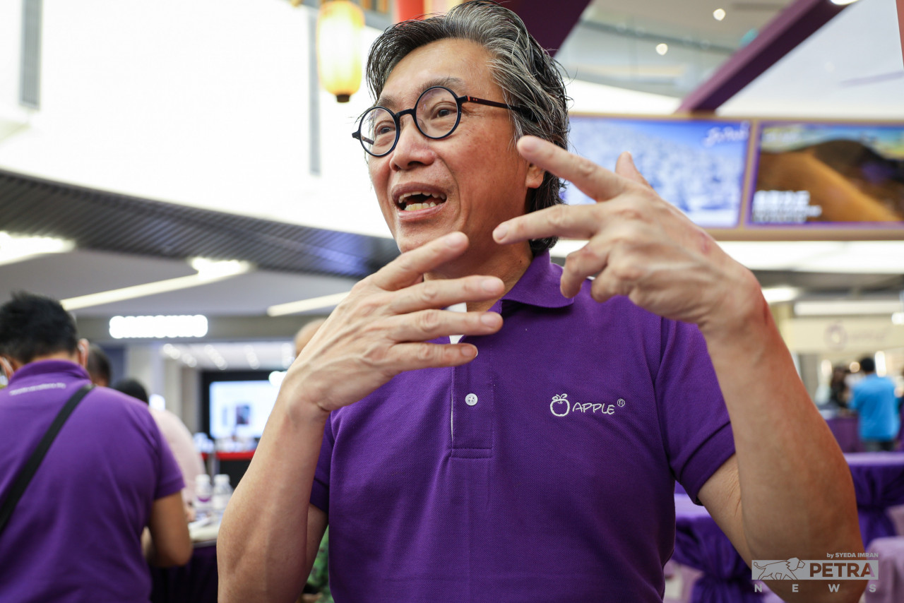 Apple Vacations Sdn Bhd group managing director Datuk Seri Koh Yock Heng. – SYEDA IMRAN/The Vibes pic