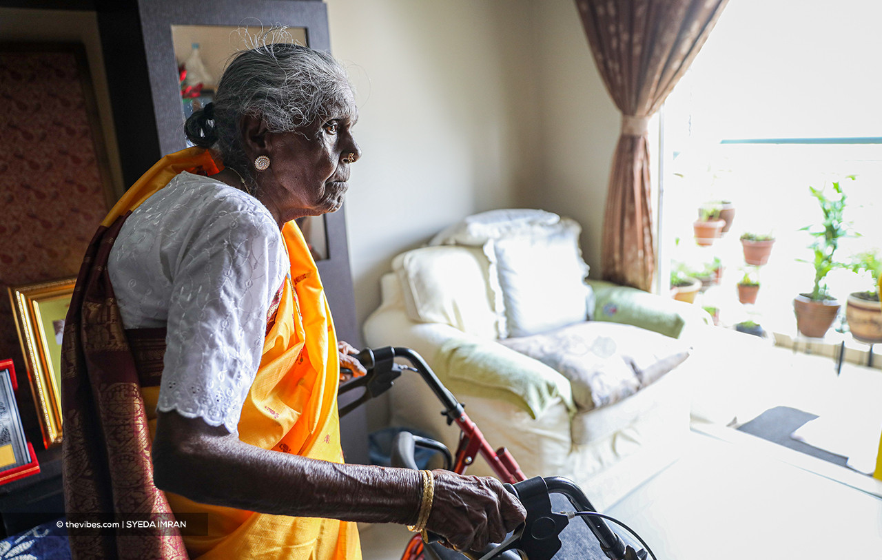 Aatha at the apartment in Sentul where she lived with her daughter when The Vibes visited last year. – The Vibes file pic 
