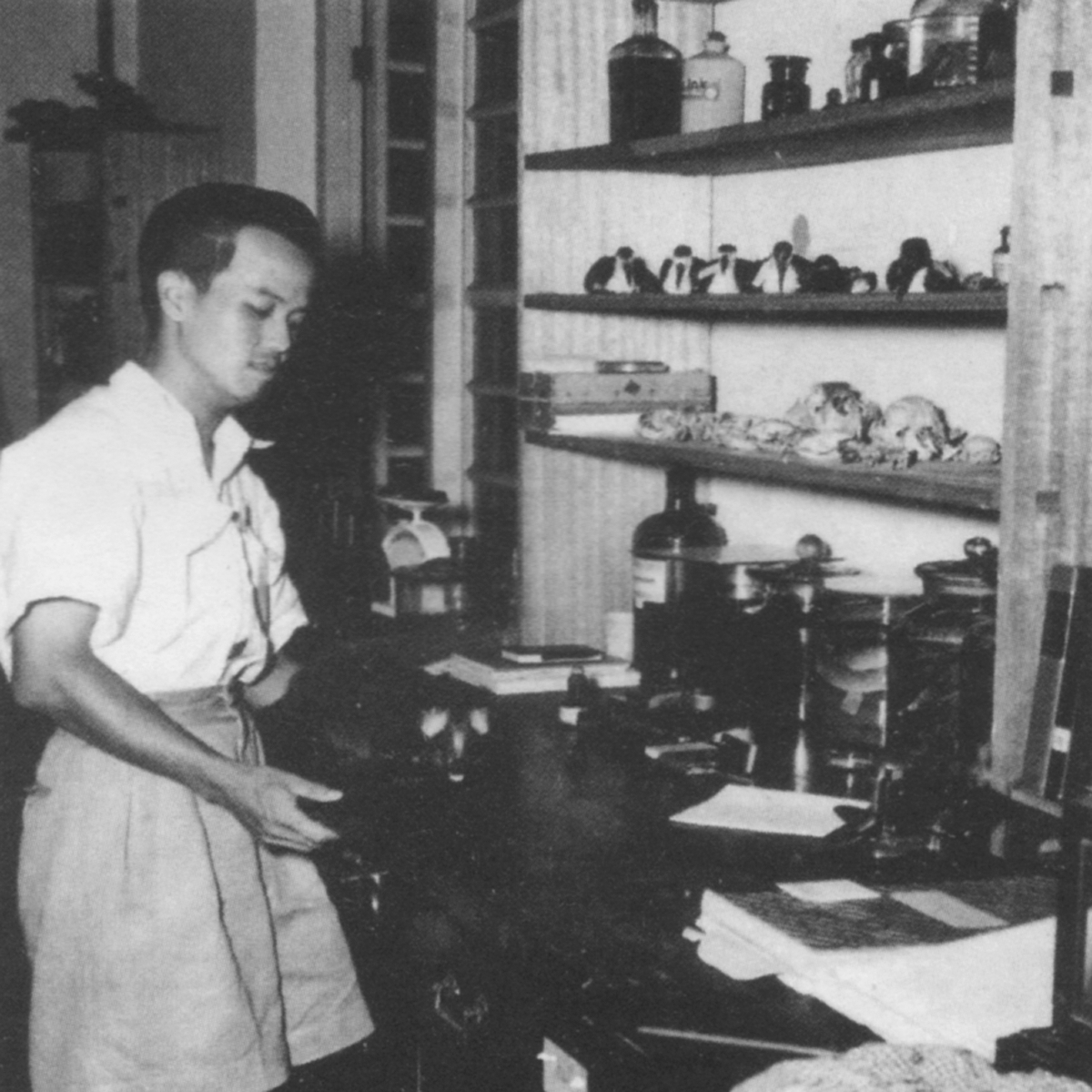 A young Dr Lim as a lab assistant at the Institute for Medical Research, Kuala Lumpur in 1948. – Pic courtesy of Dr Lim’s family 