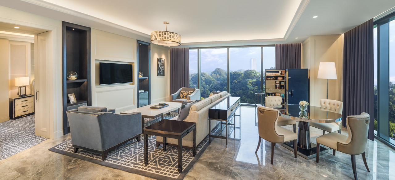 A luxurious overnight stay in the unparalleled comfort of the Caroline Astor Suite is one of the options available. – Pic courtesy of the St Regis Kuala Lumpur 