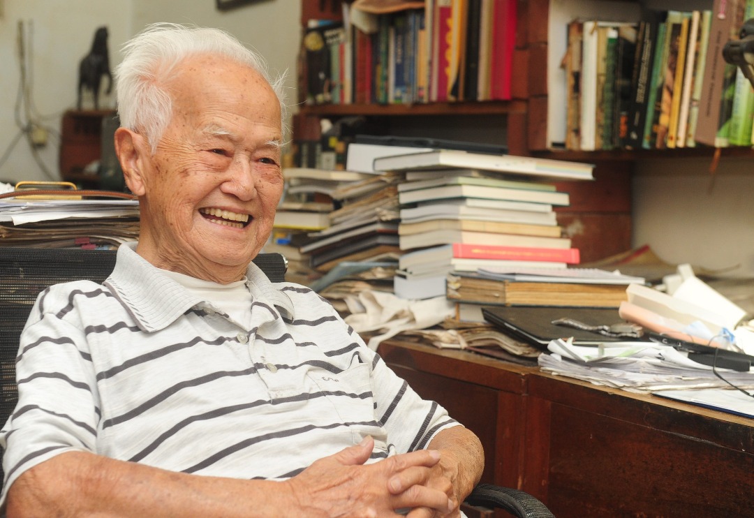 Dr Lim Boo Liat in his study room. – Pic courtesy of Dr Lim’s family