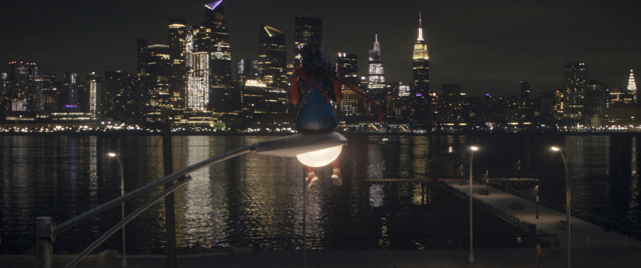 Jersey City is just across the Hudson River from New York City, the site of many of the Avengers’ biggest battles. Much like how Kamala grew up in their shadow, so too is her city overshadowed by its bigger neighbour. – Pic courtesy of Disney