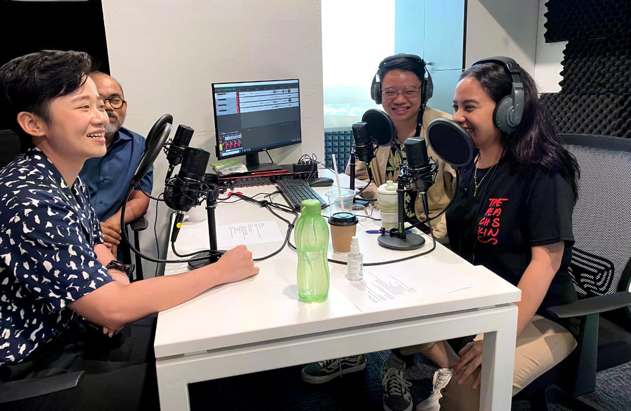 (From left) Isabelle, Zainul, Ryan and Sara. – Isabelle Leong pic
